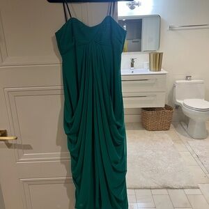 Elegant Green Evening Dress